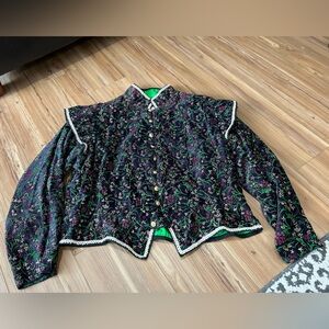 Renaissance Faire Theater Quality Floral Embroidered Doublet Costume